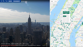 Vorschaubild - Video und Karte von New York